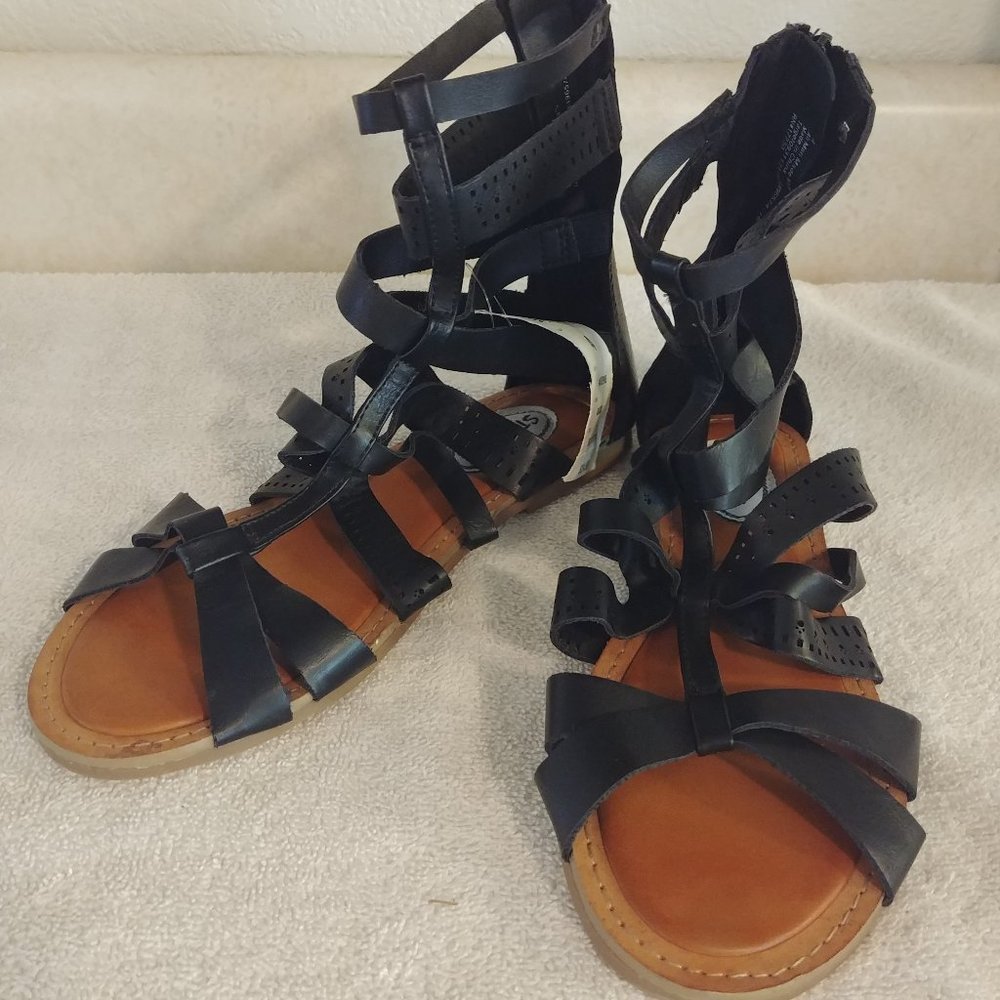 Stevies Stephie Black Sandals